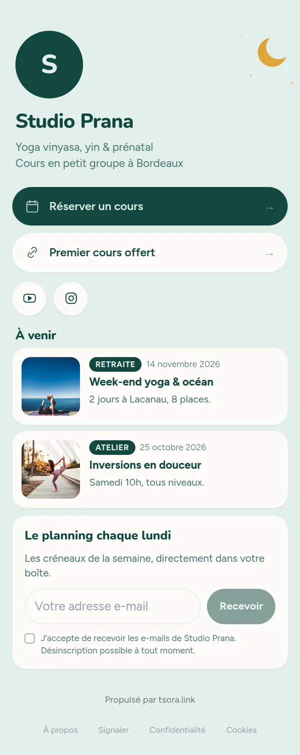 Fiche Studio Prana